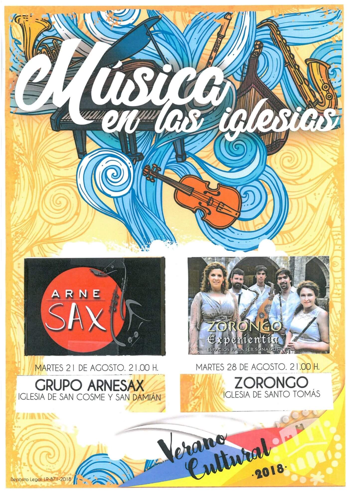Lee más sobre el artículo Los navarros ‘Zorongo’, con un concierto de música medieval, cierran esta noche el ciclo ‘Música en las iglesias’ de Arnedo