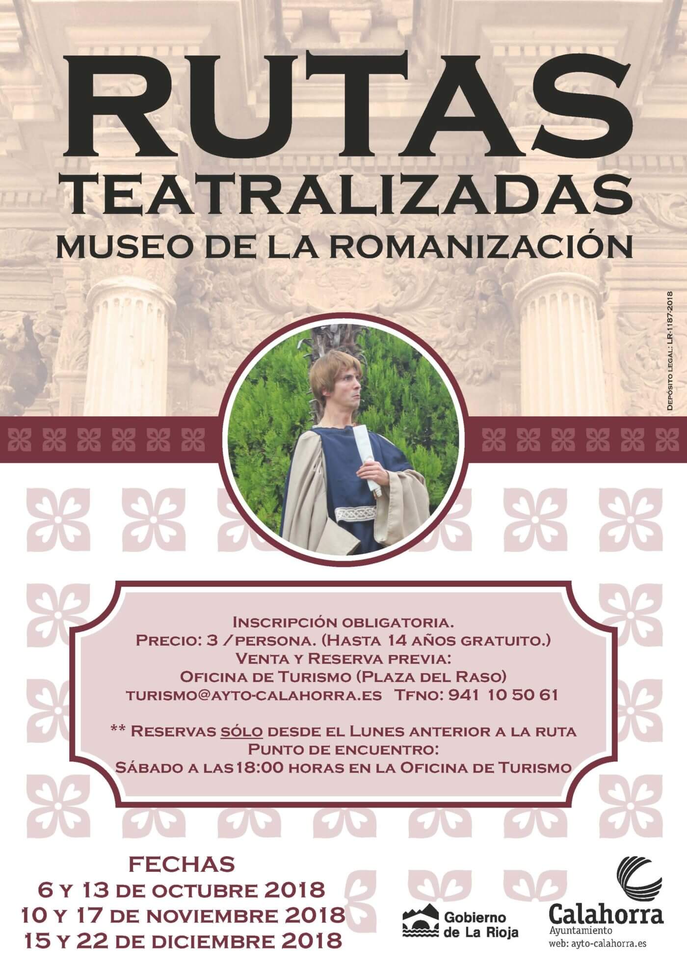 Lee más sobre el artículo El sábado 6 de octubre comenzarán las Rutas Teatralizadas por el Museo de la Romanización