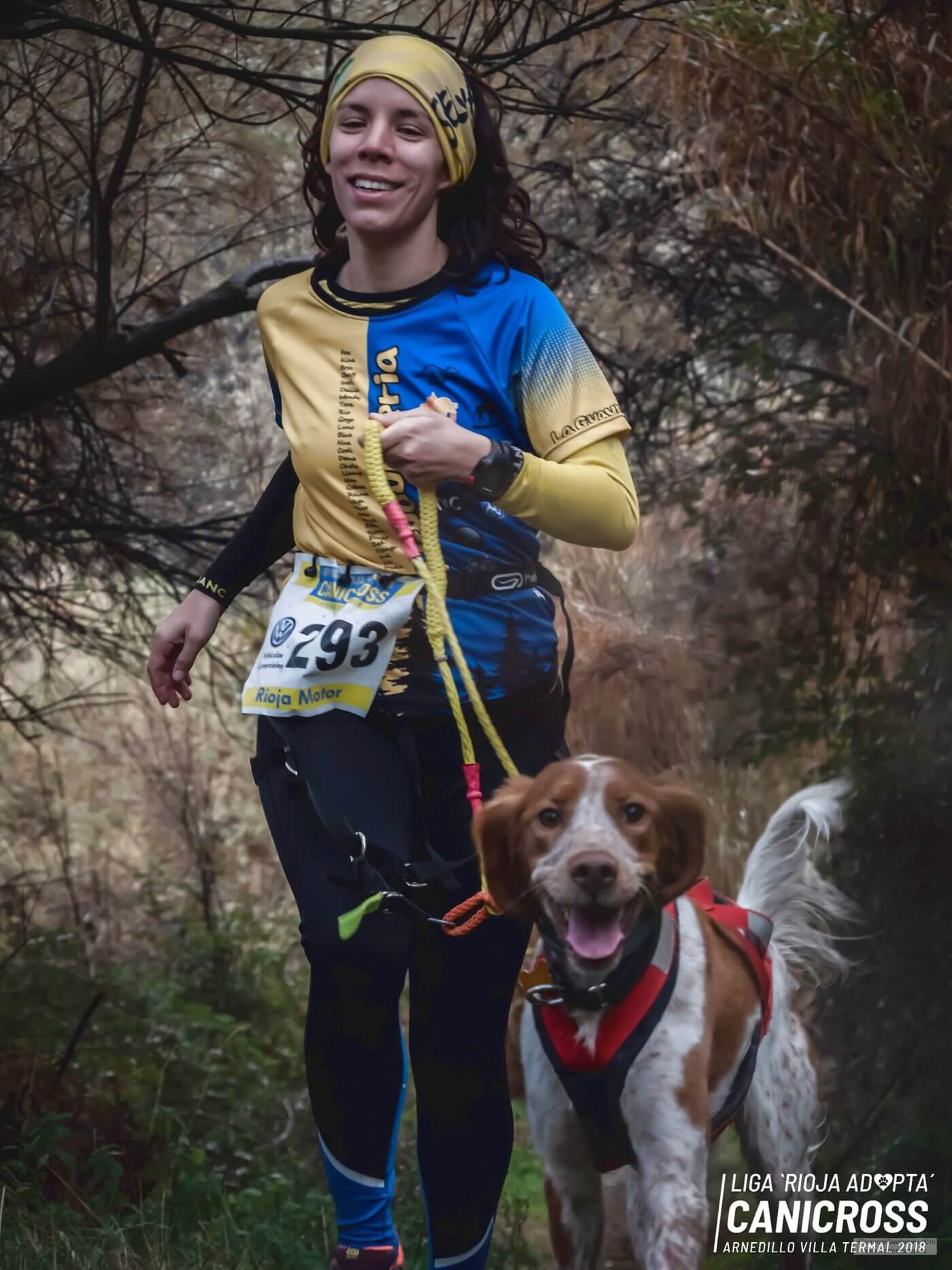 Lee más sobre el artículo Éxito de participación en Arnedillo en la segunda prueba de la 6ª Liga ‘Rioja Adopta’ de Canicross