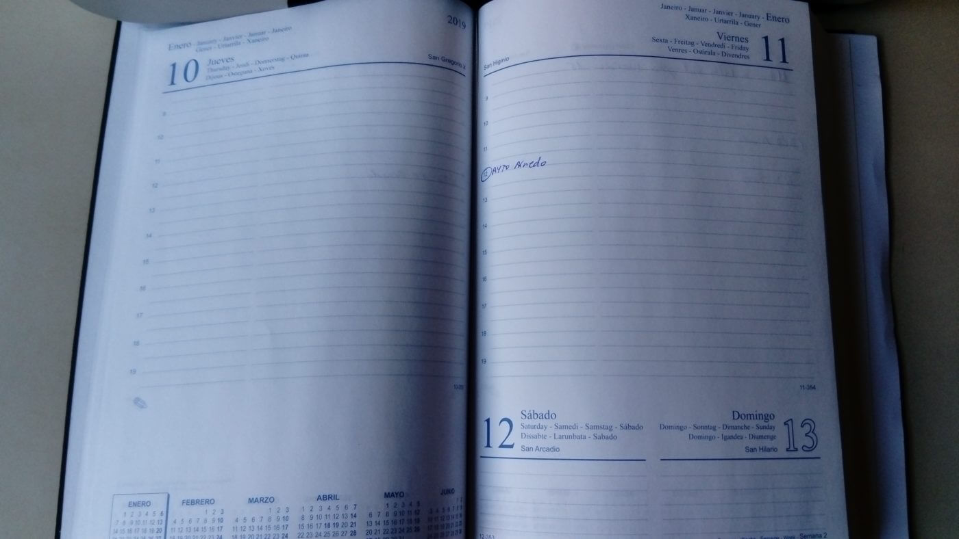 Lee más sobre el artículo Agenda del fin de semana del 11 al 13 de enero de 2019