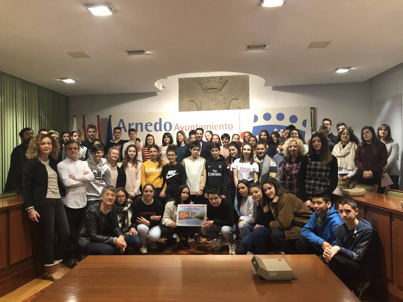Lee más sobre el artículo Alumnos de Caussade participan en un intercambio con el IES Virgen de Vico y el CEO Villa de Autol