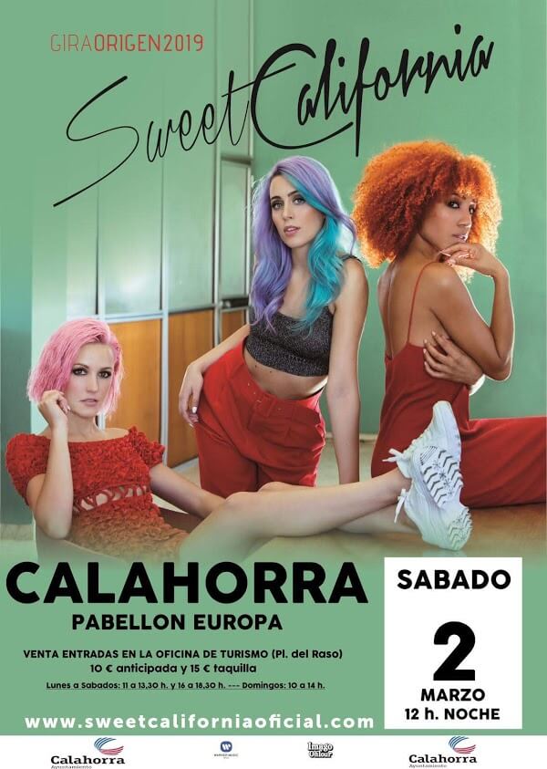 Lee más sobre el artículo Las entradas para el concierto de ‘Sweet California’ a la venta desde este 14 de febrero