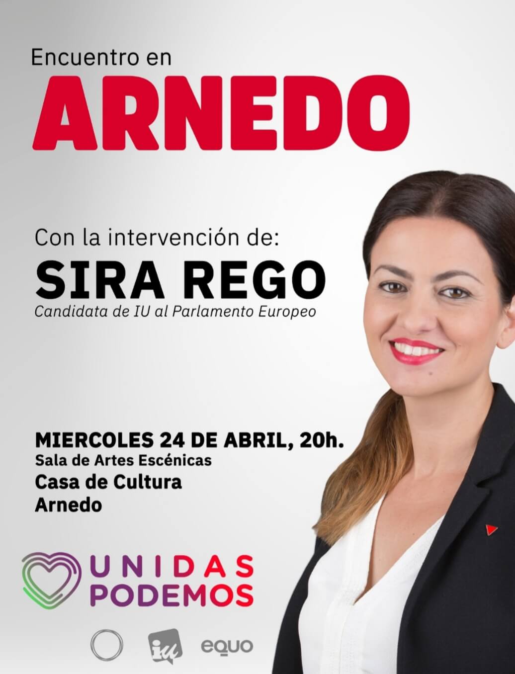 Lee más sobre el artículo Encuentro en Arnedo con la candidata de IU al Parlamento Europeo Sira Rego