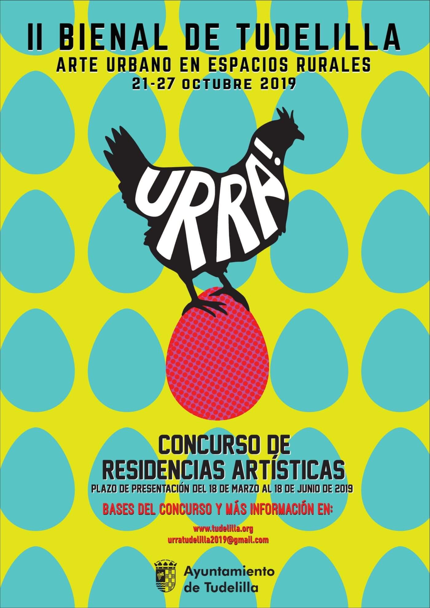 Lee más sobre el artículo El ayuntamiento de Tudelilla convoca el concurso de Residencias Artísticas para la ‘II Bienal de Tudelilla. Arte Urbano en espacios rurales’