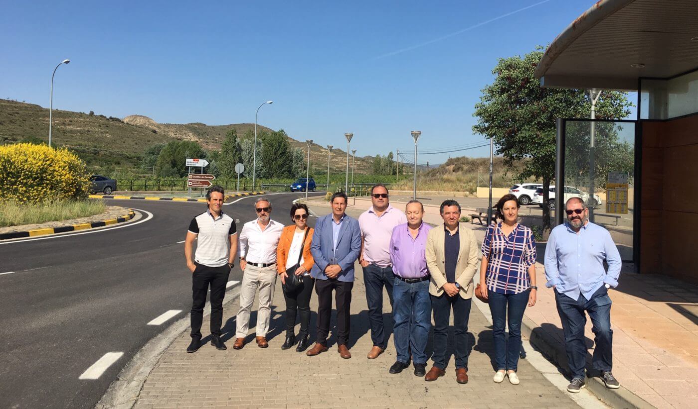 Lee más sobre el artículo Completada la reforma de la carretera LR-123 en Cervera del Río Alhama