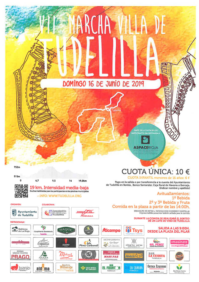 Lee más sobre el artículo El próximo 16 de junio se celebrará la VII Marcha Villa de Tudelilla
