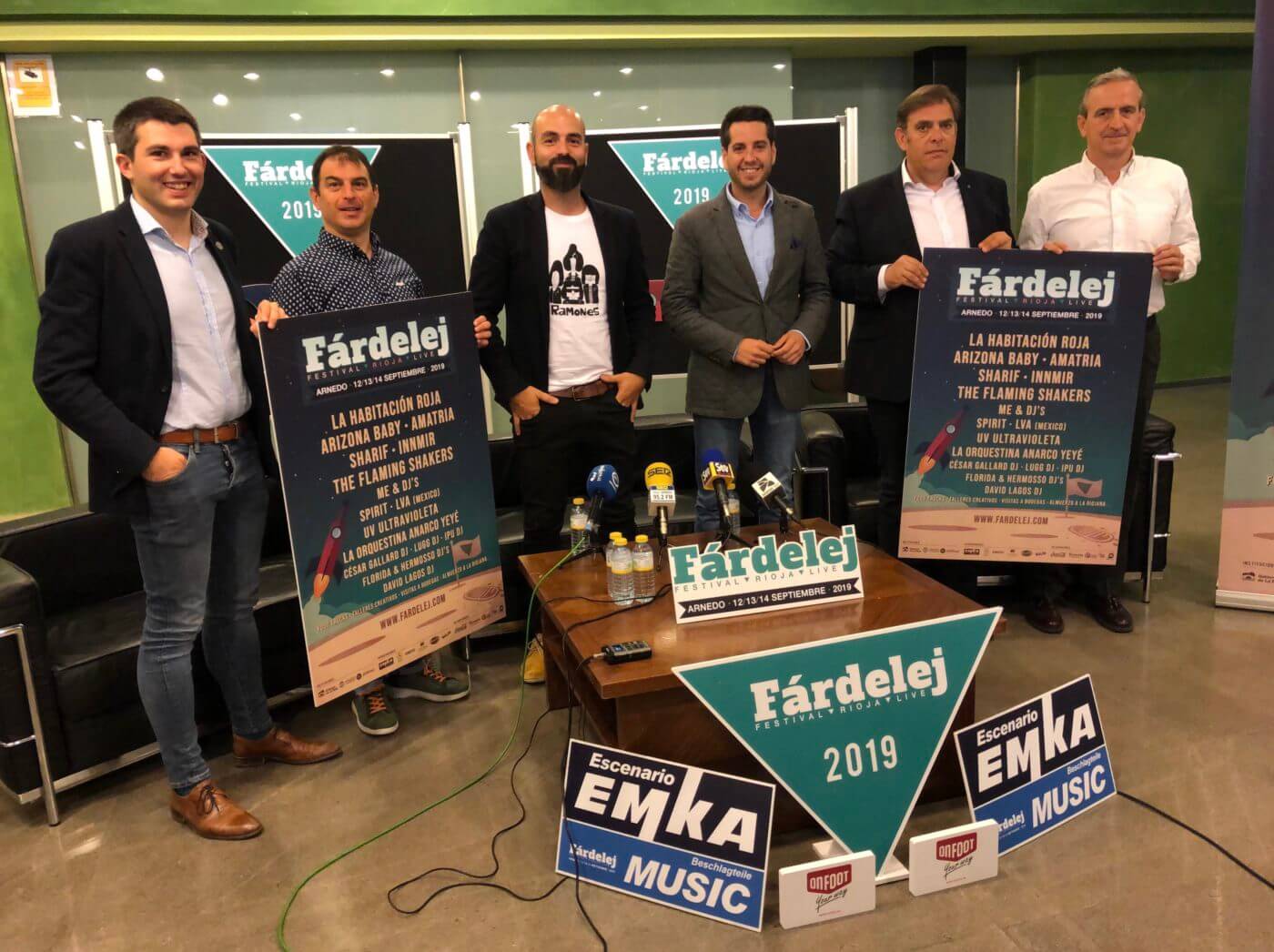 Lee más sobre el artículo La Habitación Roja, Arizona Baby, Amatria, Sharif y The Flaming Shakers protagonizan el cartel musical del Fárdelej que se reubica en el centro de Arnedo