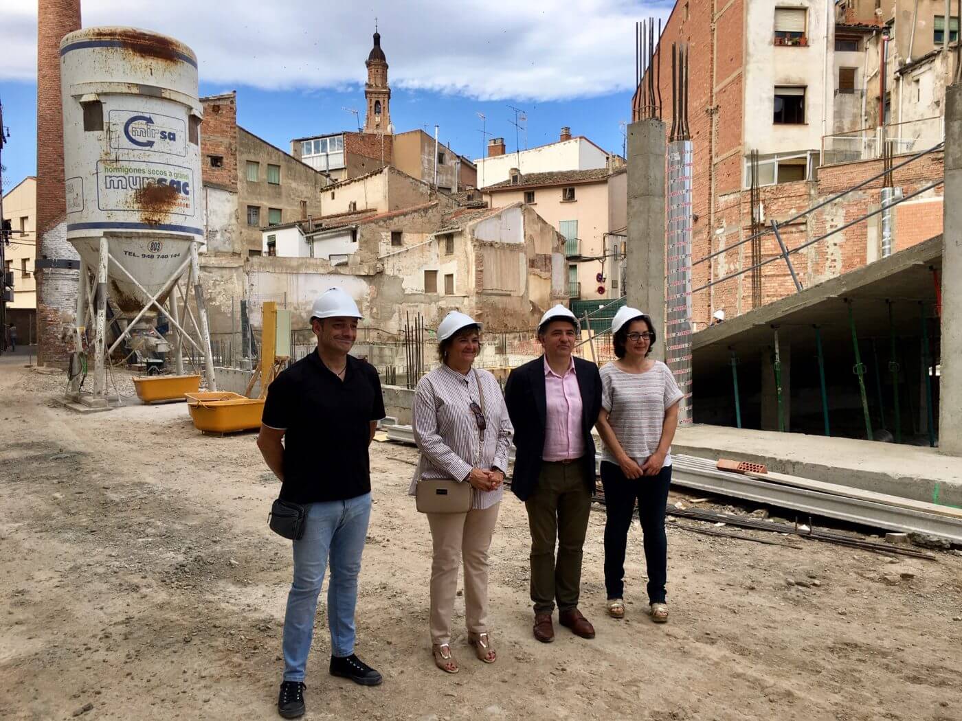 Lee más sobre el artículo Visita a las obras de construcción del auditorio de Autol