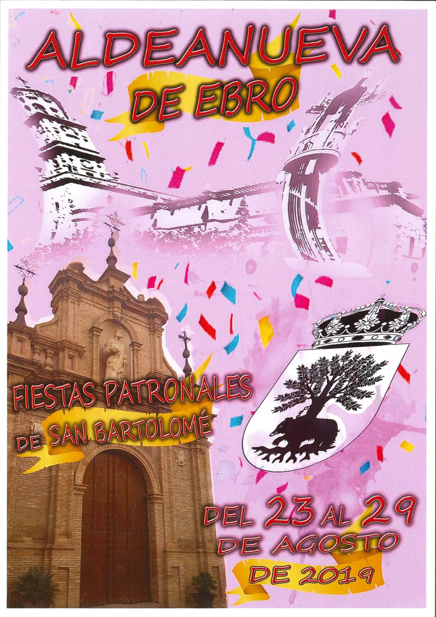 Lee más sobre el artículo Aldeanueva de Ebro celebra sus fiestas de San Bartolomé del 23 al 29 de agosto