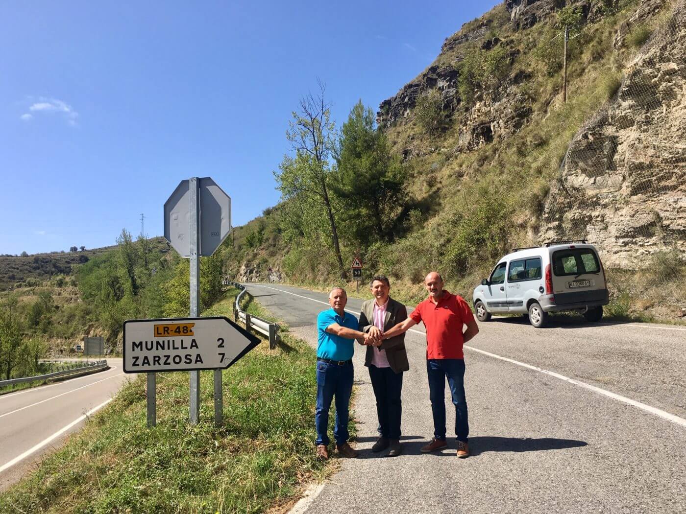 Lee más sobre el artículo El Ejecutivo riojano destina un millón de euros al ensanche de la carretera LR-484 a Munilla y Zarzosa