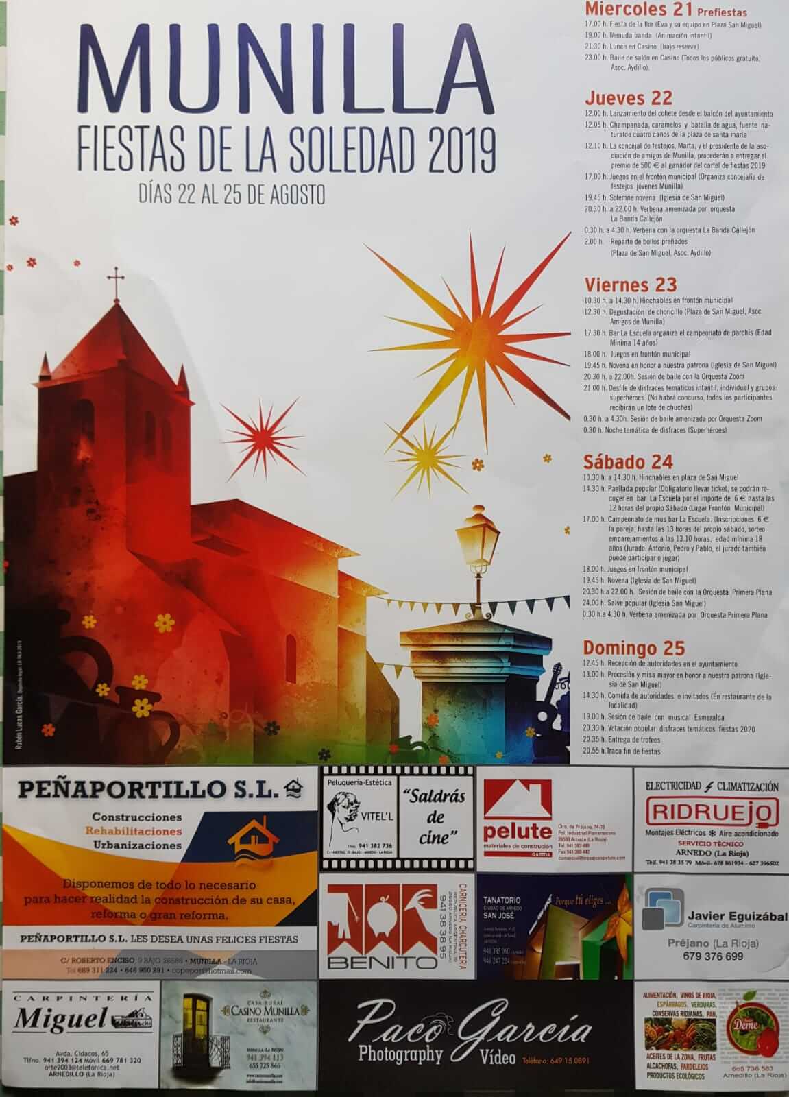 Lee más sobre el artículo Munilla inicia este jueves sus fiestas de La Soledad