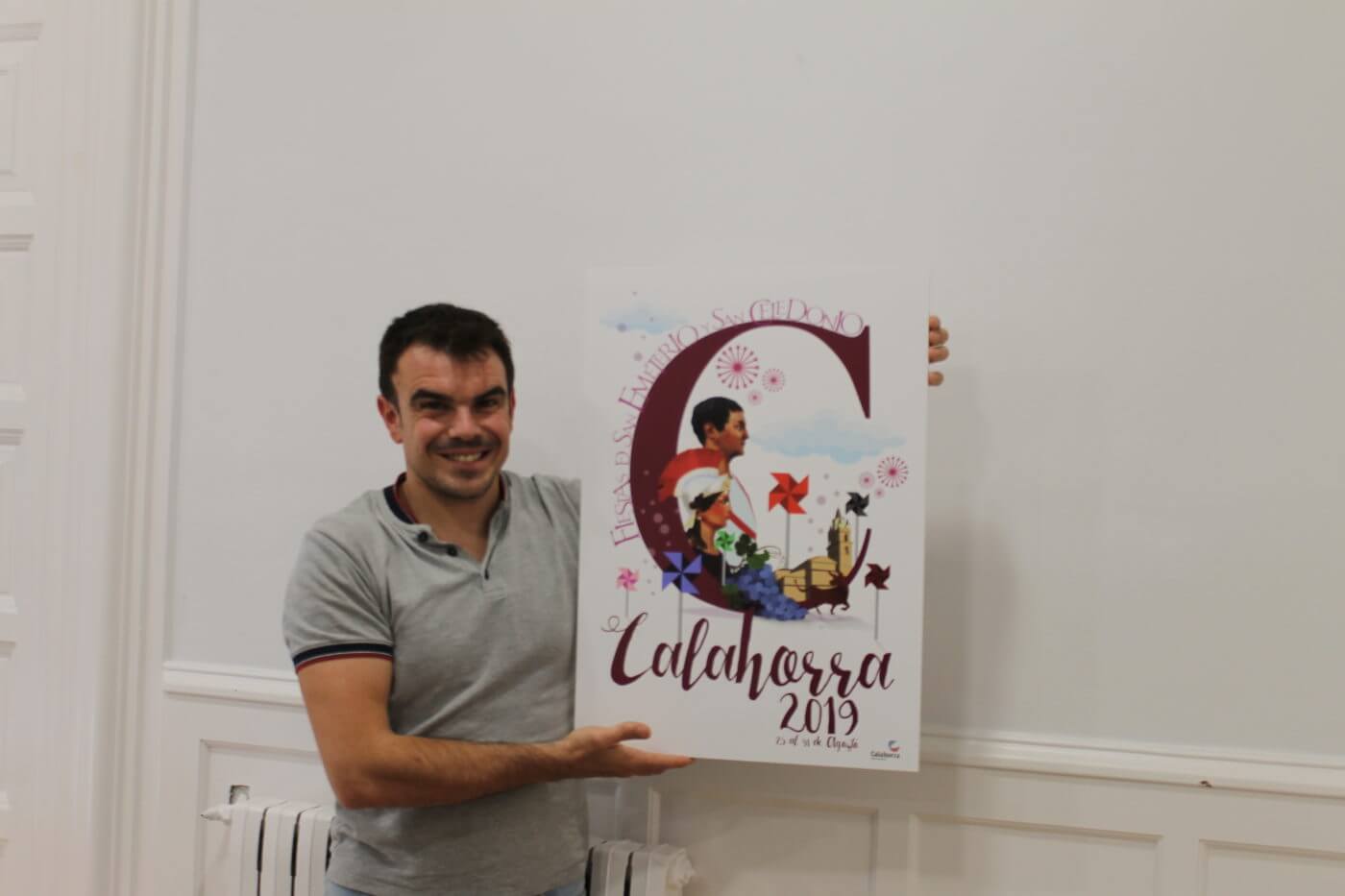 Lee más sobre el artículo Un cartel protagonizado por la inicial C anunciará las fiestas patronales de Calahorra