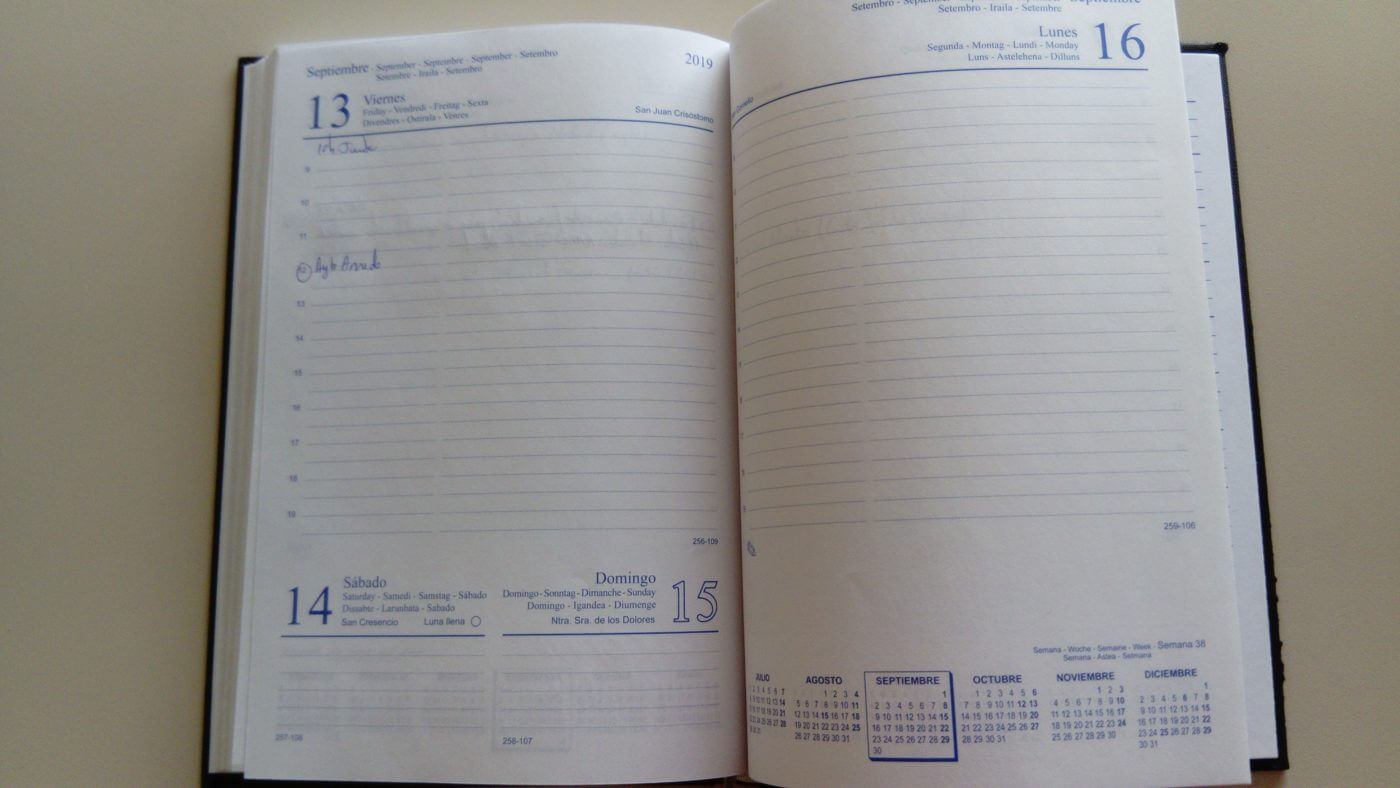 Lee más sobre el artículo Agenda del fin de semana del 13 al 15 de septiembre de 2019