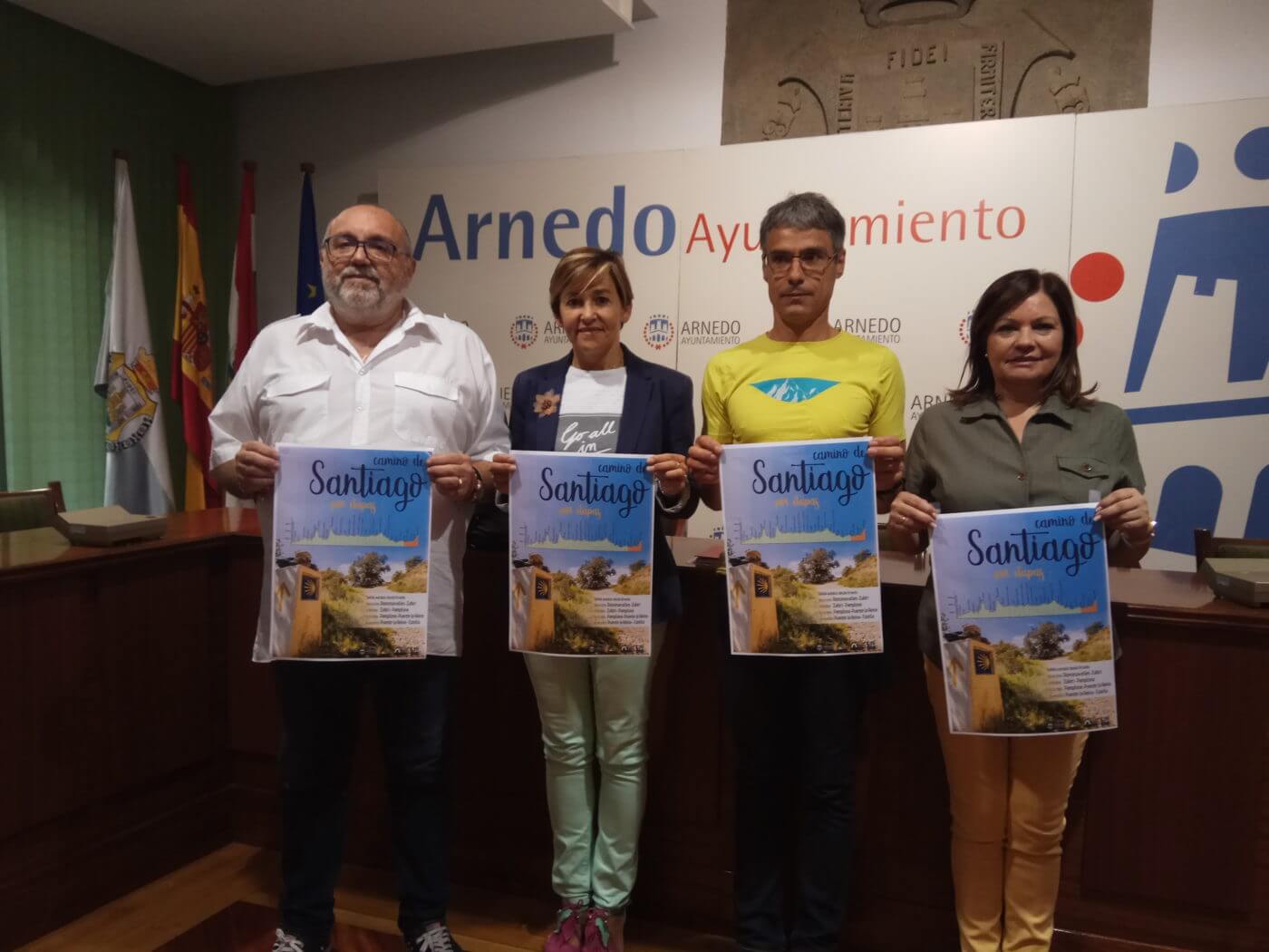 Lee más sobre el artículo Ayuntamiento, Amigos de Arnedo, Casco Antiguo y Fuente Teja organizan salidas mensuales para hacer el Camino de Santiago por etapas