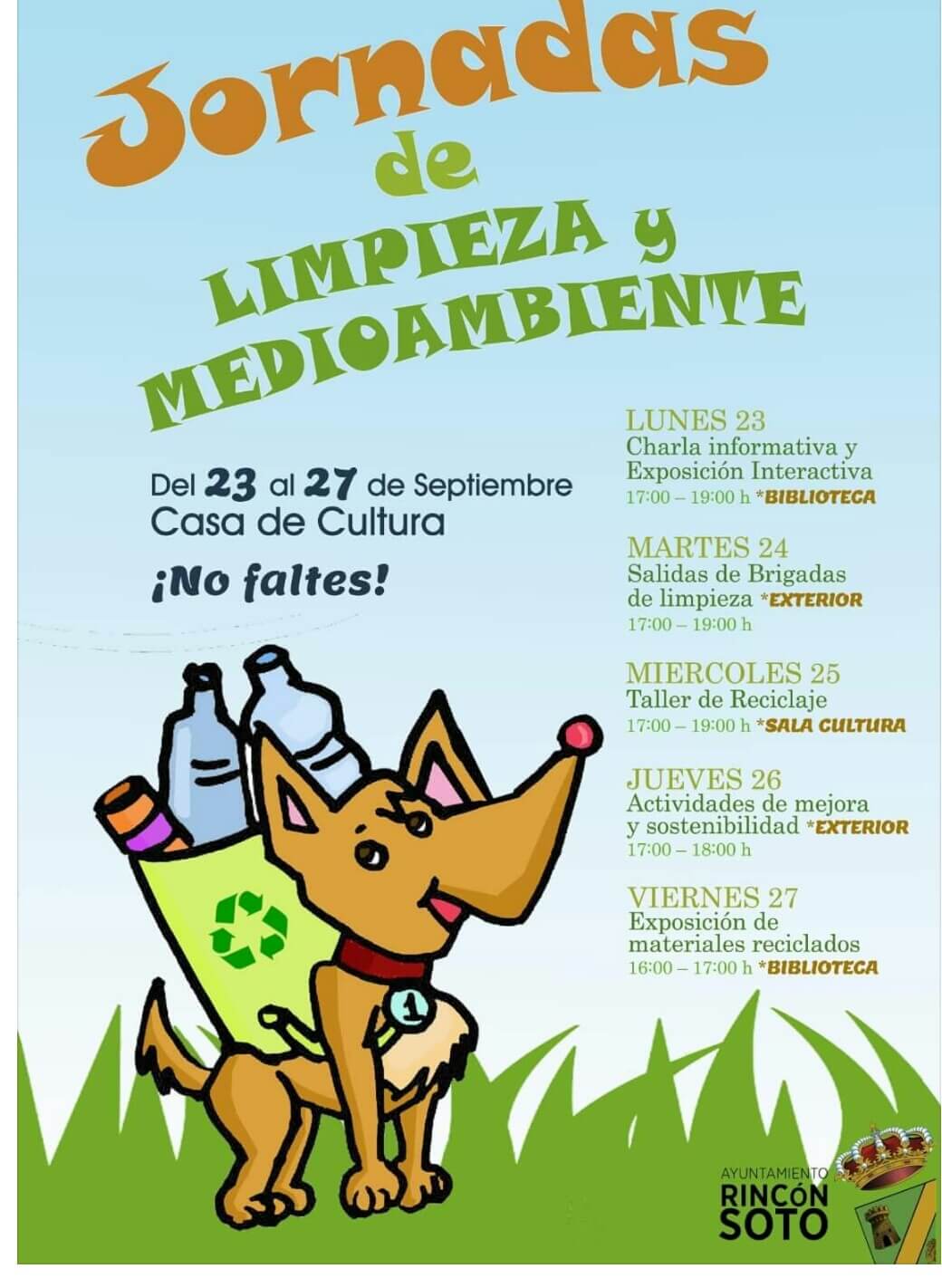 Lee más sobre el artículo Rincón de Soto celebra hasta el viernes unas jornadas de limpieza y medio ambiente