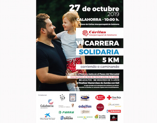 Lee más sobre el artículo Cáritas Interparroquial de Calahorra organiza el domingo 27 su ‘VI Carrera Solidaria’