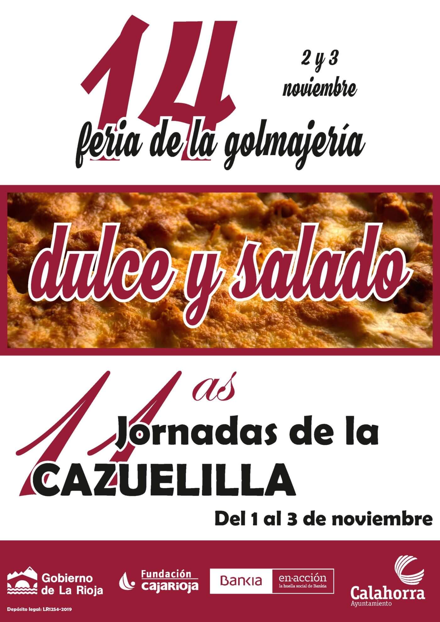 Lee más sobre el artículo Calahorra celebra del 1 al 3 de noviembre las ‘XIX Jornadas de la Cazuelilla’ y la ‘XIV Feria de la Golmajería’
