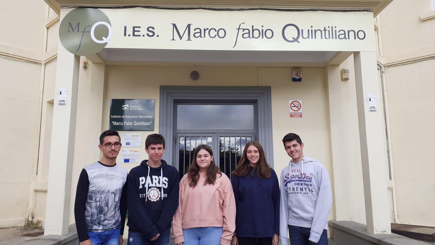 Lee más sobre el artículo Alumnos del IES ‘Marco Fabio Quintiliano’ de Calahorra en la final nacional EntreREDes