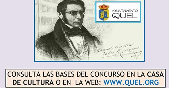 Lee más sobre el artículo El ayuntamiento de Quel convoca el XXIV Concurso Literario ‘Manuel Bretón de los Herreros’