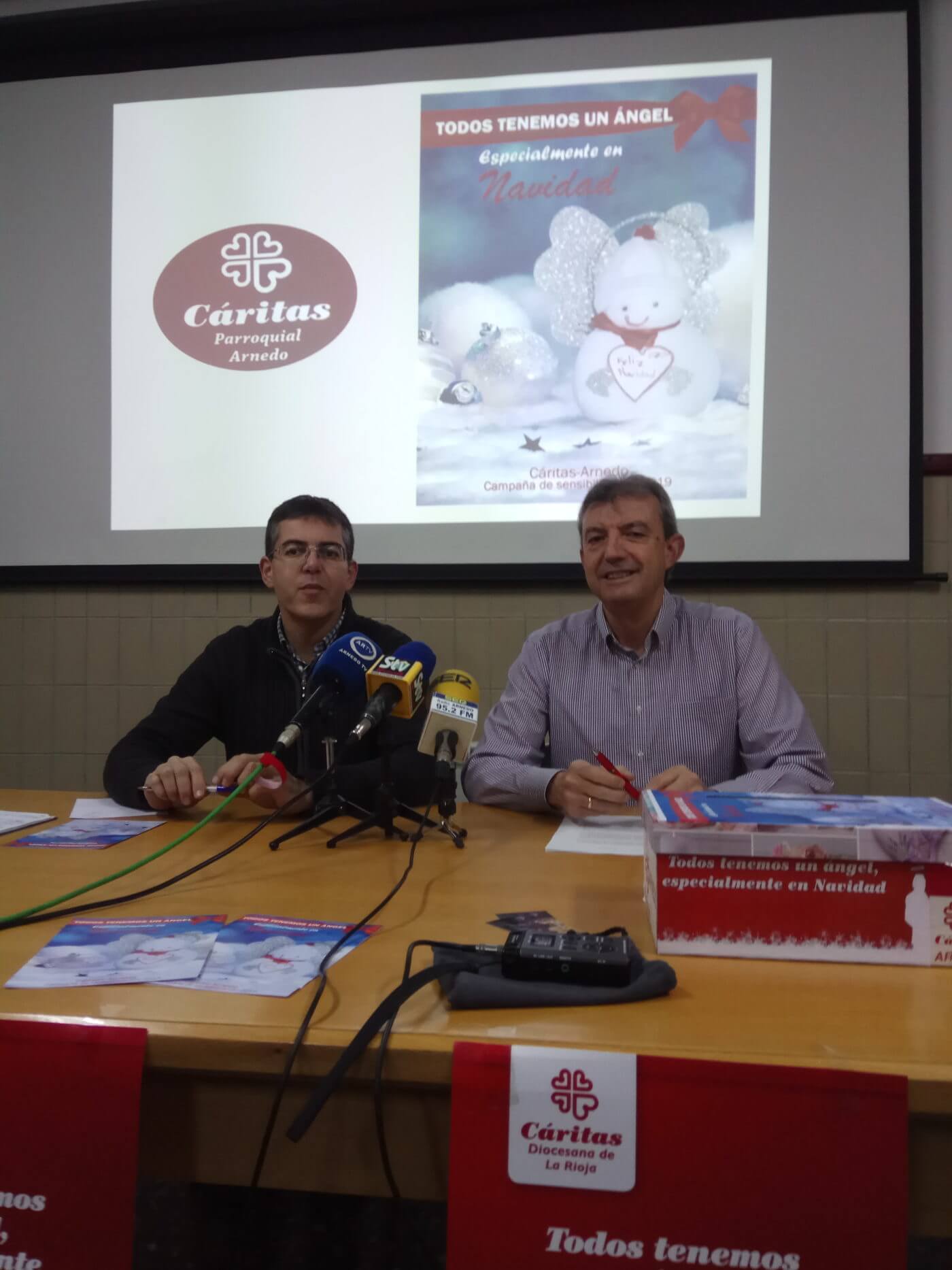 Lee más sobre el artículo Cáritas Arnedo presenta su campaña de sensibilización y recogida de donativos por Navidad