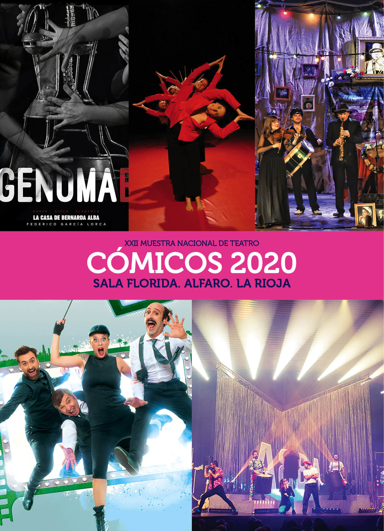 Lee más sobre el artículo Cinco espectáculos centran la XXII Muestra Nacional de Teatro ‘Cómicos 2020’ de Alfaro