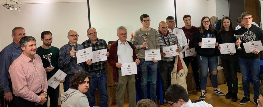 Lee más sobre el artículo El Club Ajedrez Alfaro entrega los premios de su XX Torneo de Navidad
