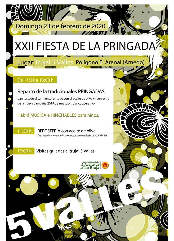 Lee más sobre el artículo El Trujal 5 Valles de Arnedo celebrará el próximo domingo 23 la ‘XXII Fiesta de las Pringadas’