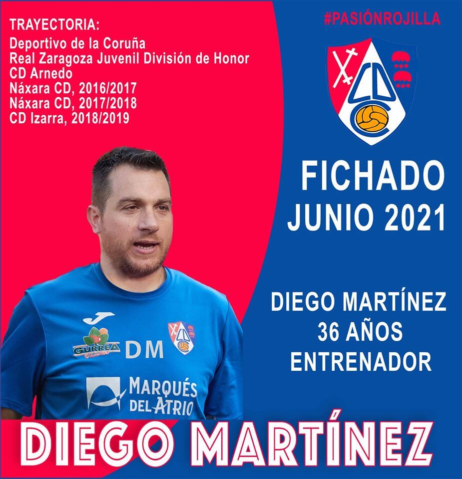 Lee más sobre el artículo Diego Martínez Ruiz, nuevo entrenador del CD Calahorra de 2ª B