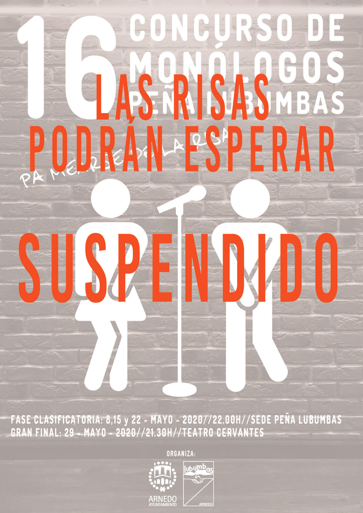 Lee más sobre el artículo La peña Lubumbas suspende la celebración de su décimosexto concurso de monólogos previsto en mayo