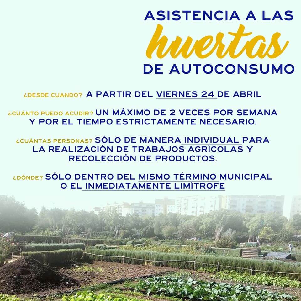 Lee más sobre el artículo La Delegación del Gobierno en La Rioja autoriza el desplazamiento a los huertos de autoconsumo con algunas restricciones