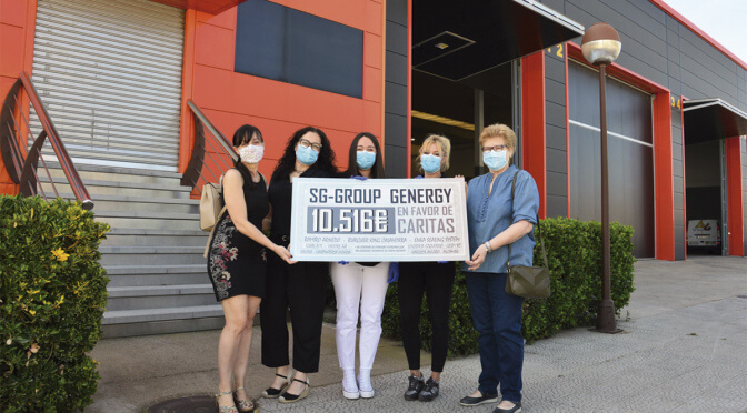 Lee más sobre el artículo La empresa GENERGY dona 10.560 euros a Cáritas Interparroquial gracias a sus pantallas de protección