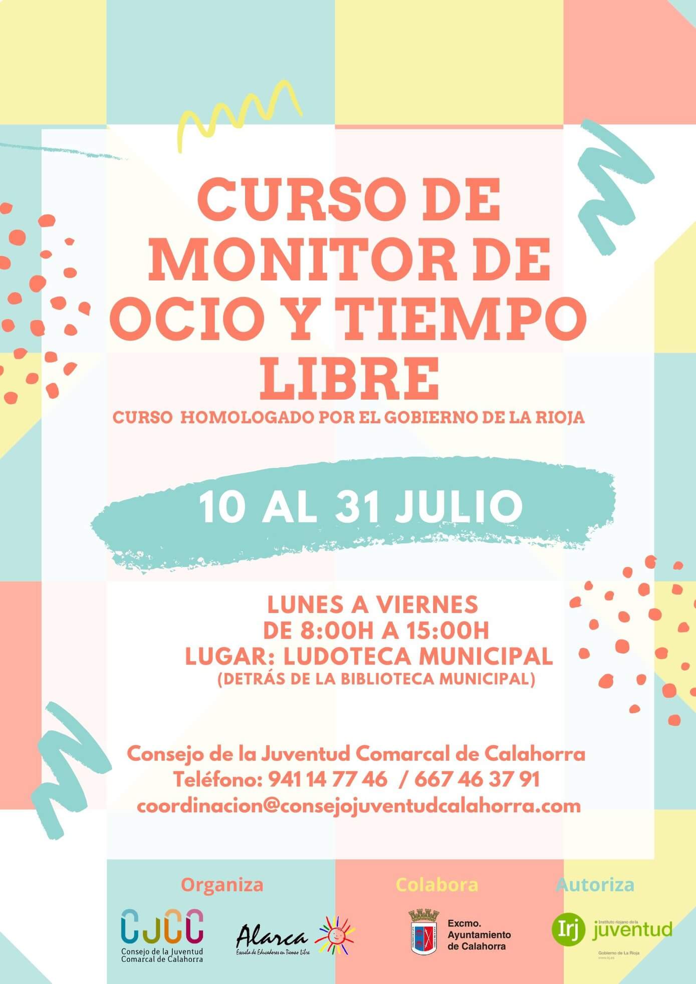 Lee más sobre el artículo El Consejo de la Juventud de Calahorra organiza un nuevo Curso de Monitor de Ocio y Tiempo Libre