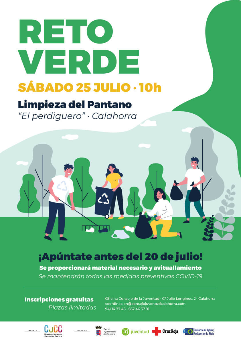 Lee más sobre el artículo El Consejo de la Juventud de Calahorra organiza el «Reto Verde» en el pantano Perdiguero el sábado 25 de julio