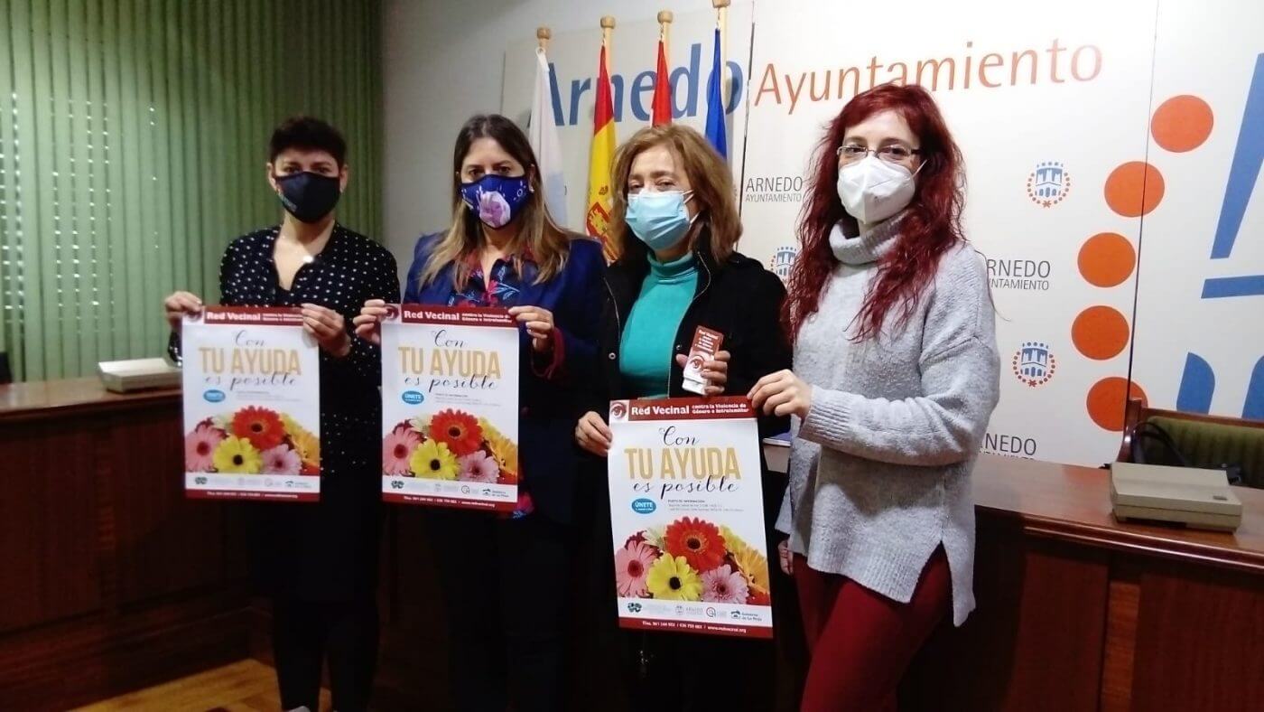 Lee más sobre el artículo La Red Vecinal contra la Violencia de Género e Intrafamiliar pone en marcha en Arnedo la campaña ‘Con tu ayuda es posible’