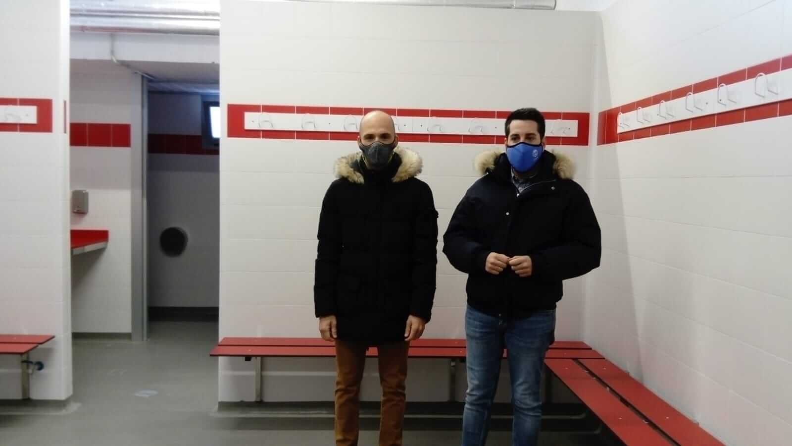 Lee más sobre el artículo Visita fin de obra al edificio de vestuarios de la zona norte deportiva de Arnedo, listo para su uso tras una inversión de 469.000 euros