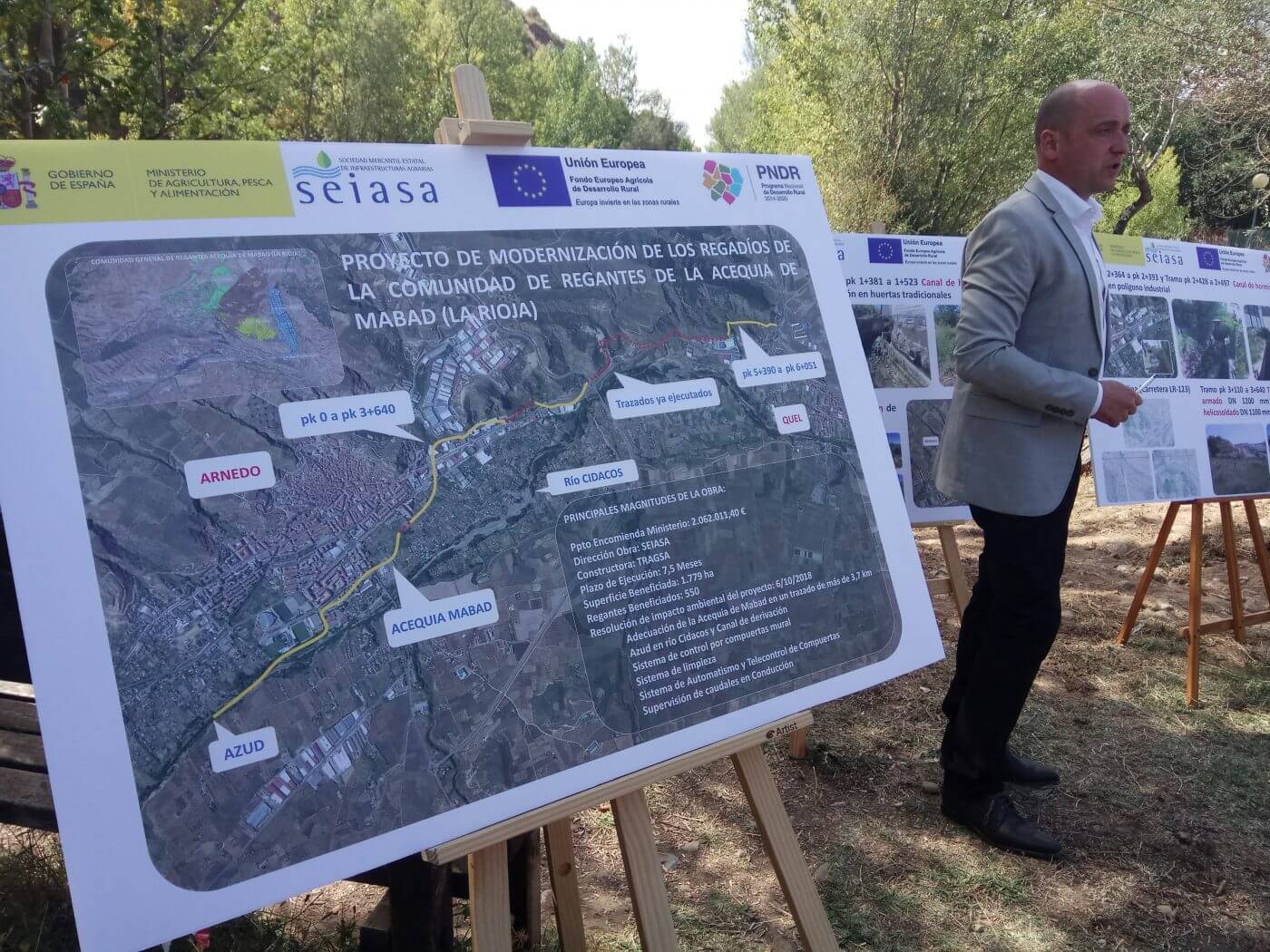 Lee más sobre el artículo Los regantes de Mabad en Arnedo no dispondrán de agua de riego al menos hasta el 28 de febrero
