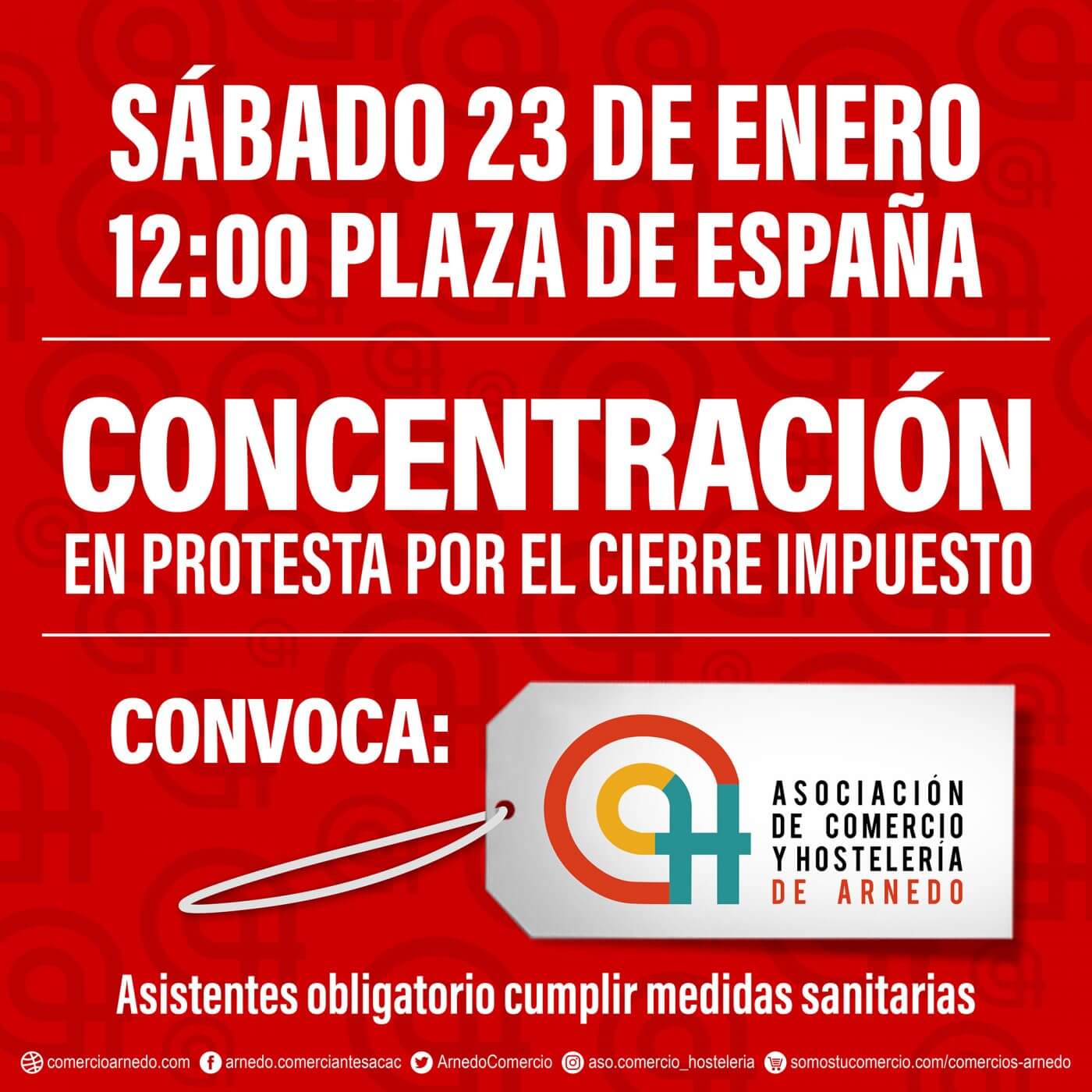Lee más sobre el artículo La Asociación de Comercio y Hostelería de Arnedo convoca concentración contra ‘el cierre impuesto’