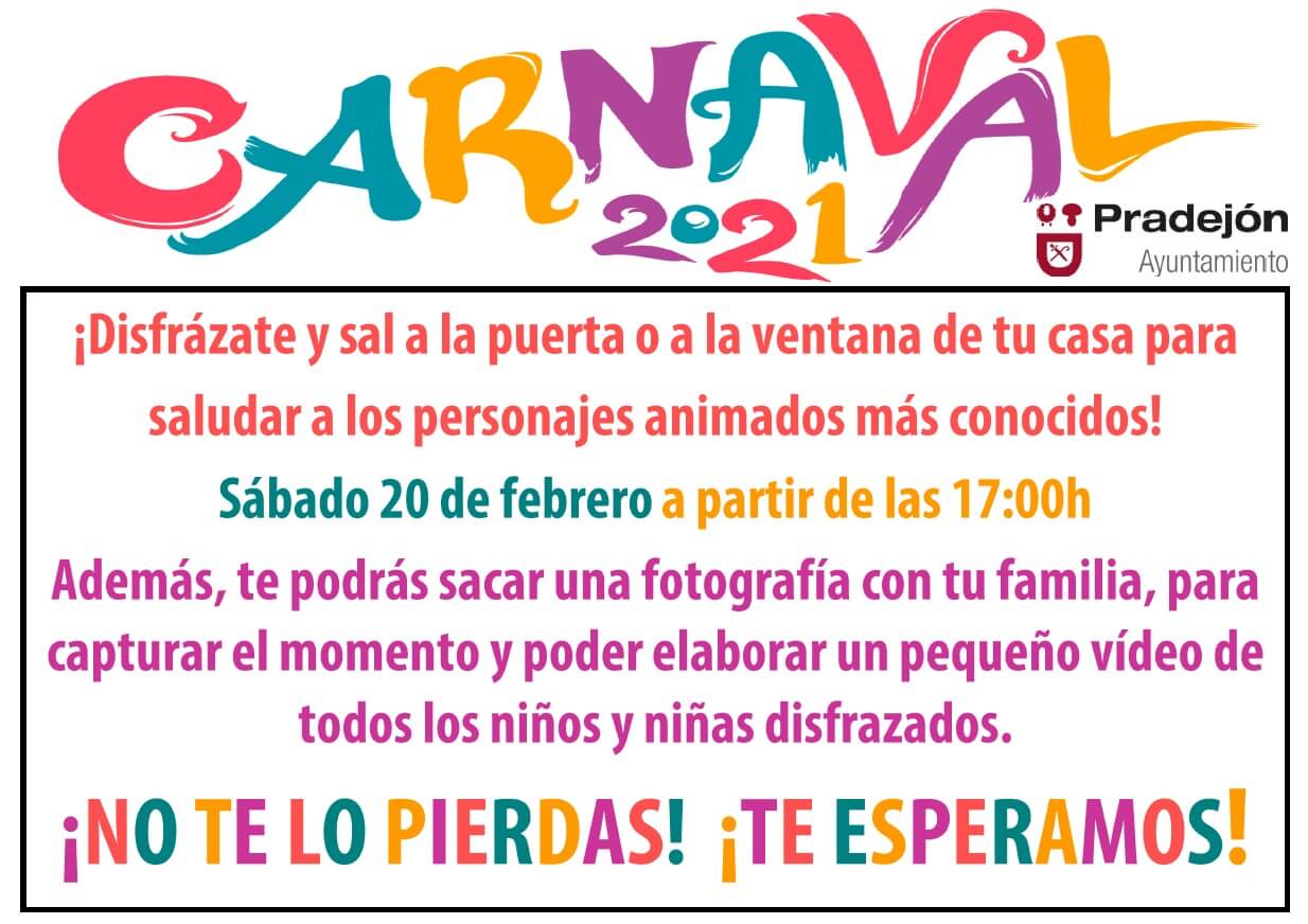 Lee más sobre el artículo El ayuntamiento de Pradejón organiza un recorrido de Carnaval con personajes animados
