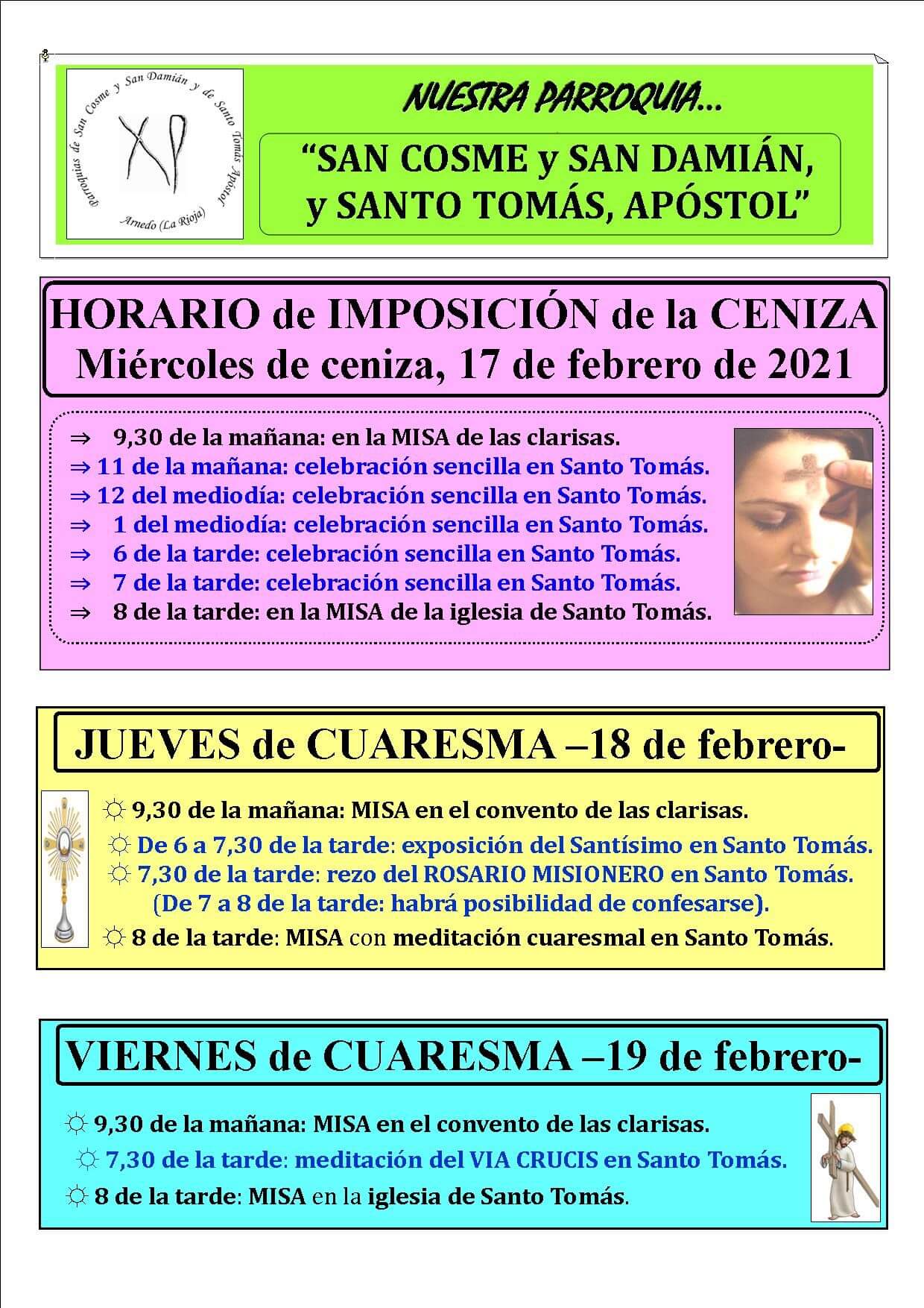 Lee más sobre el artículo El párroco de Arnedo confirma suspensión procesiones de Semana Santa y anuncia la celebración del 460 aniversario llegada de las Clarisas