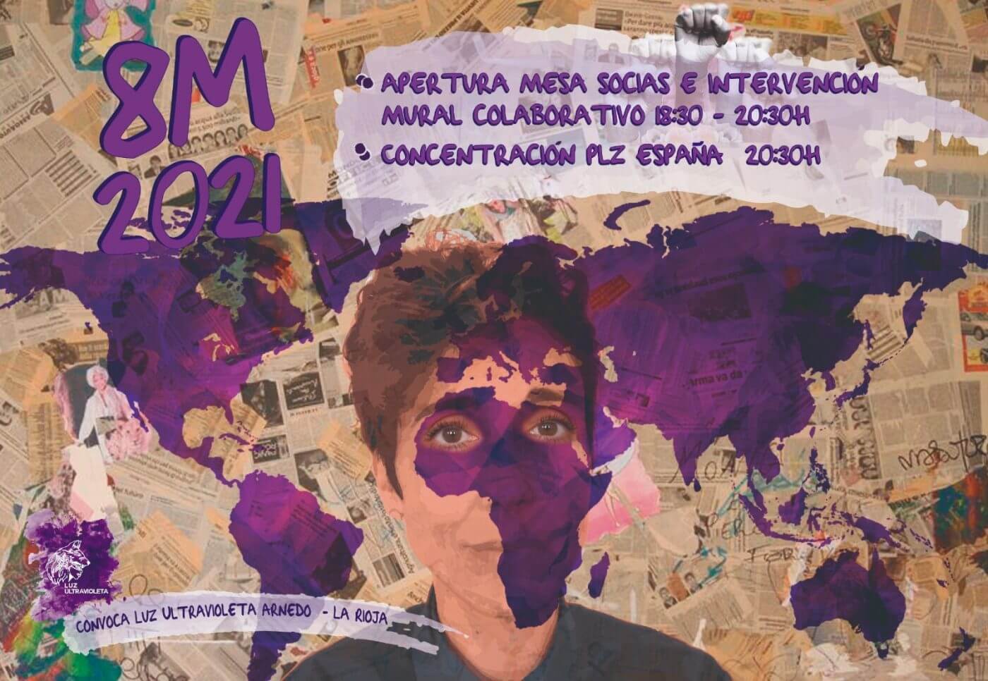Lee más sobre el artículo La Asociación Luz Ultravioleta de Arnedo organiza una concentración, en la plaza de España, el lunes 8 de marzo