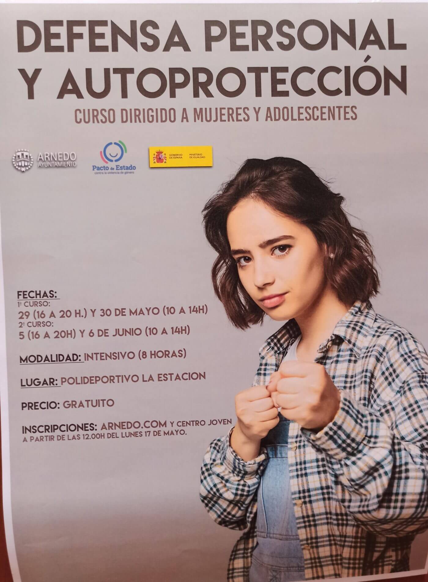 Lee más sobre el artículo Servicios Sociales y Juventud organizan en Arnedo dos cursos de defensa personal y autoprotección para  mujeres y adolescentes a partir de 12 años