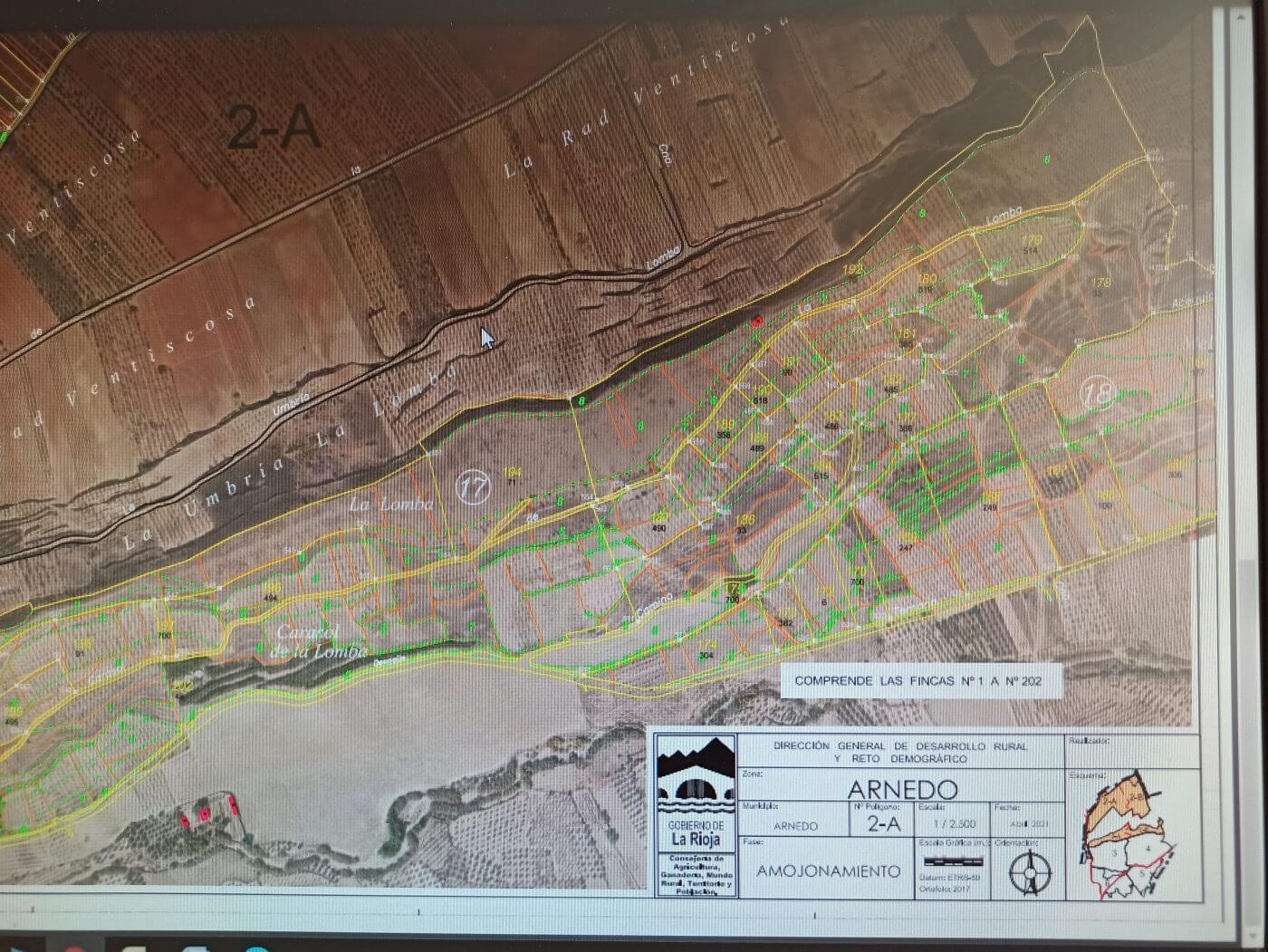 Lee más sobre el artículo Los planos de la concentración parcelaria de Mabad-Bustarrío se pueden consultar en el Ayuntamiento de Arnedo hasta el 22 de mayo