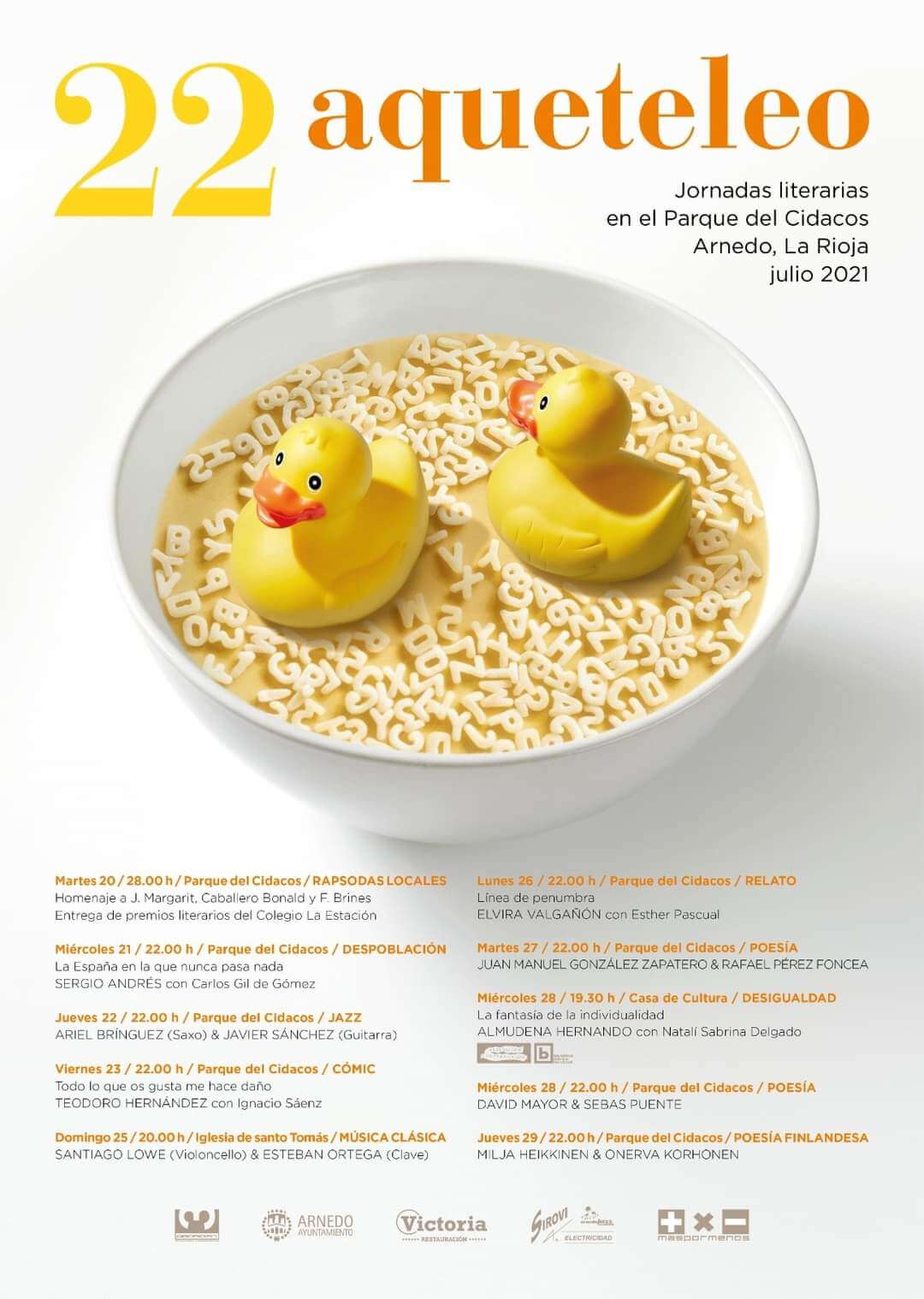 Lee más sobre el artículo El XXII Aqueteleo se celebrará en el parque del Cidacos de Arnedo del 20 al 29 de julio