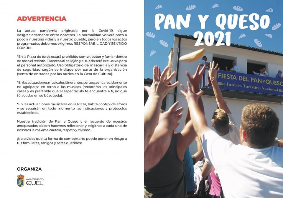 Lee más sobre el artículo El Ayuntamiento de Quel organiza actividades del jueves 5 al domingo 8 en sustitución de las fiestas del Pan y Queso