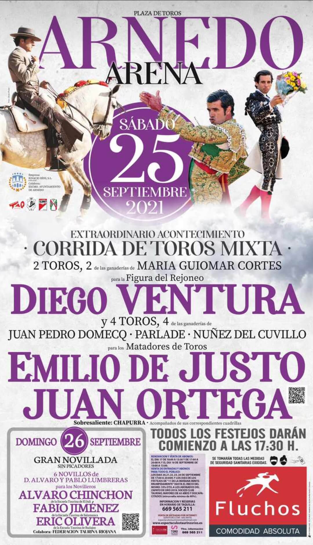 Lee más sobre el artículo El torero Emilio de Justo sustituye a Pablo Aguado en la corrida del sábado 25 de septiembre en Arnedo