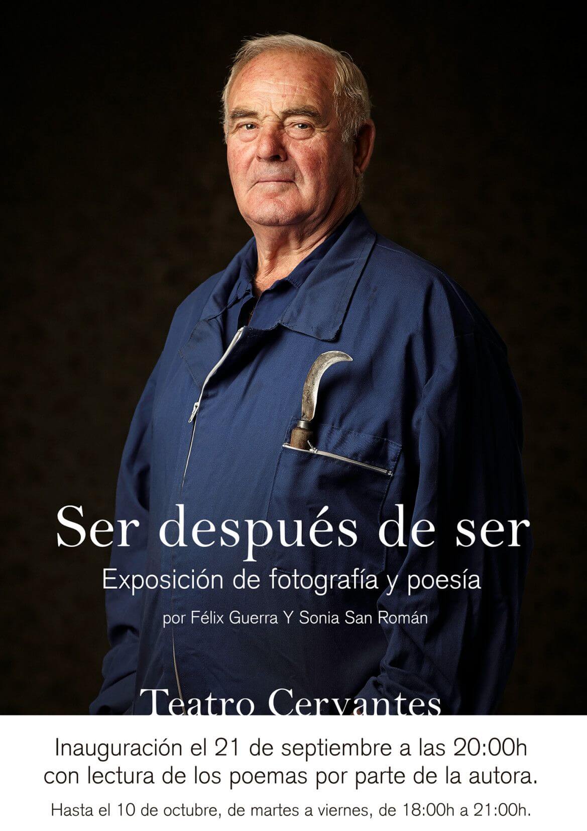 Lee más sobre el artículo El vestíbulo del teatro Cervantes de Arnedo acoge la exposición de fotografía y poesía ‘Ser después de ser’