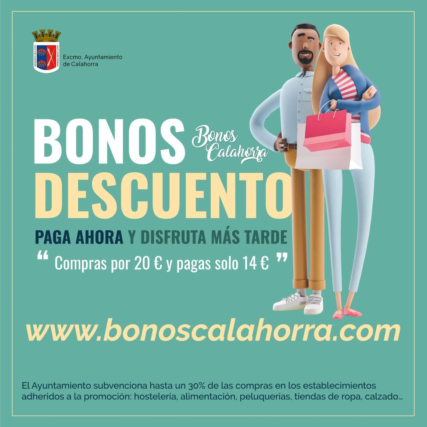 Lee más sobre el artículo El Ayuntamiento de Calahorra lanza la segunda campaña de bonos para el comercio, que estarán disponibles desde esta medianoche