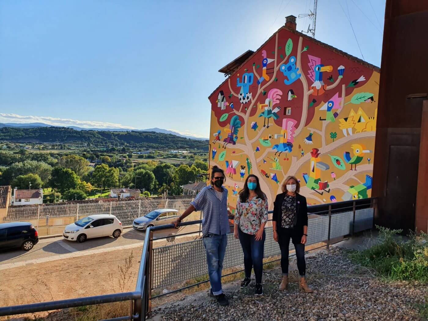Lee más sobre el artículo Concluye en Calahorra el mural de la calle Portillo de la Plaza