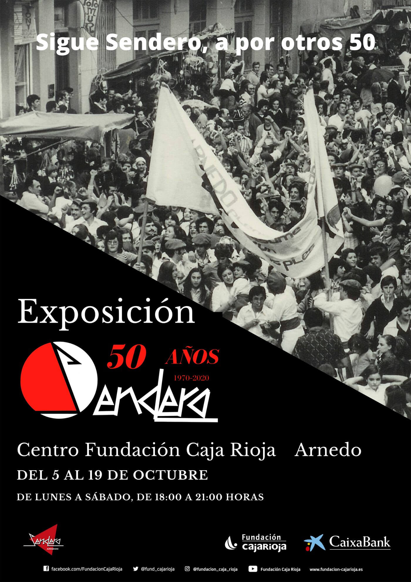 Lee más sobre el artículo El Centro Fundación Caja Rioja de Arnedo acoge una exposición del 50 aniversario de Sendero