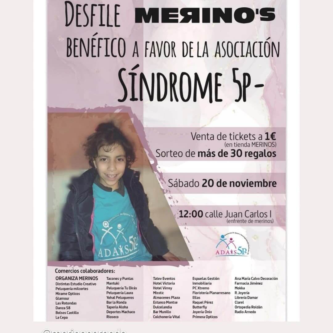 Lee más sobre el artículo Desfile benéfico en Arnedo a favor de la Asociación Síndrome 5P-